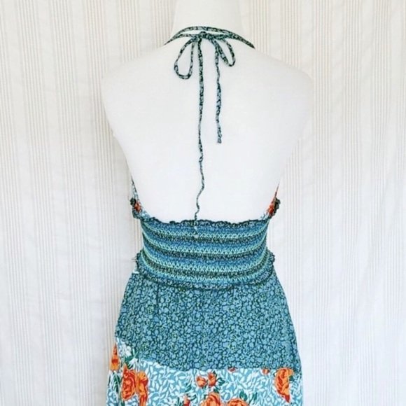 Free People Gabriela Slip Backless Floral Dress - Picture 14 of 16